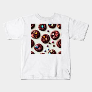 Watercolor cookie pattern Kids T-Shirt